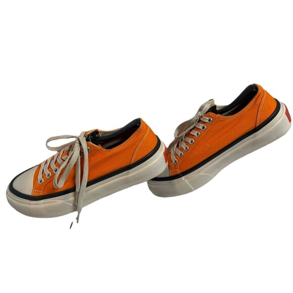 Second / Layer x Article No Sneakers AN1007 Low Top Shoes Orange Mens US 6 - Picture 3 of 7